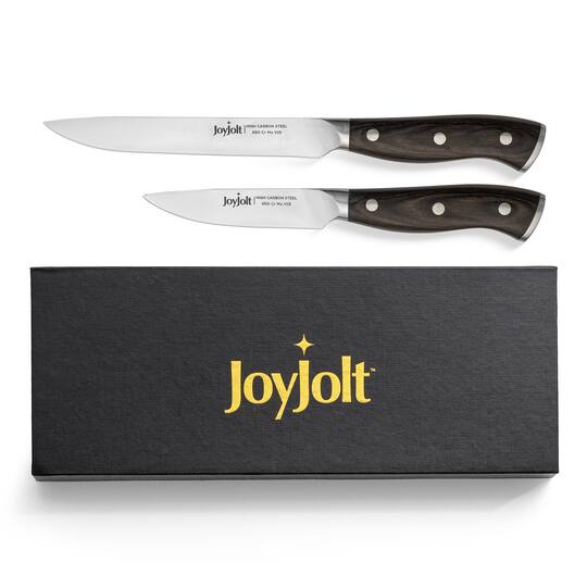 JoyJolt® 2-Piece High Carbon Steel Utility Knives